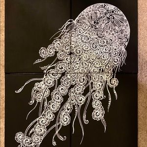 Jellyfish Painting, new, unique art